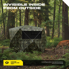 LHUTOR pop-up hunting blind gear ready for easy transport and quick assembly.