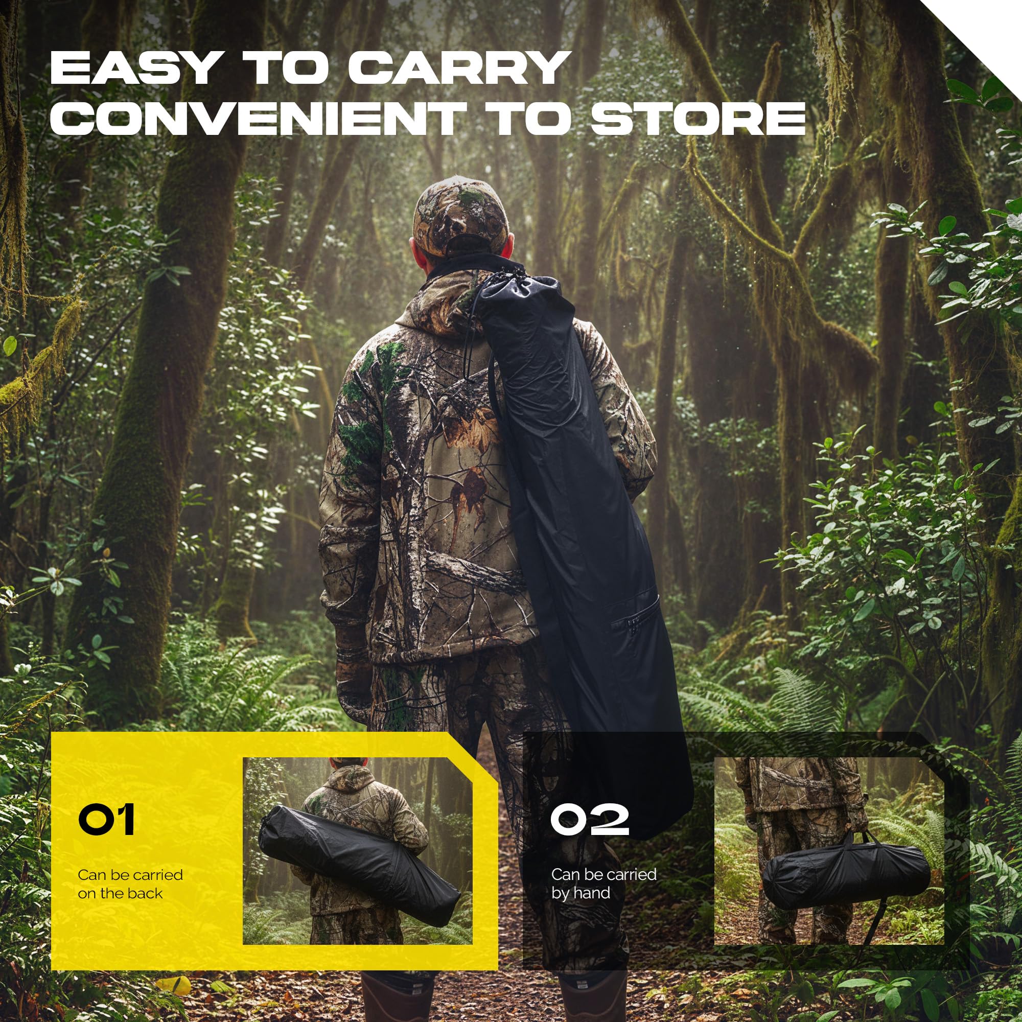 LHUTOR portable carry bag for easy transport and storage