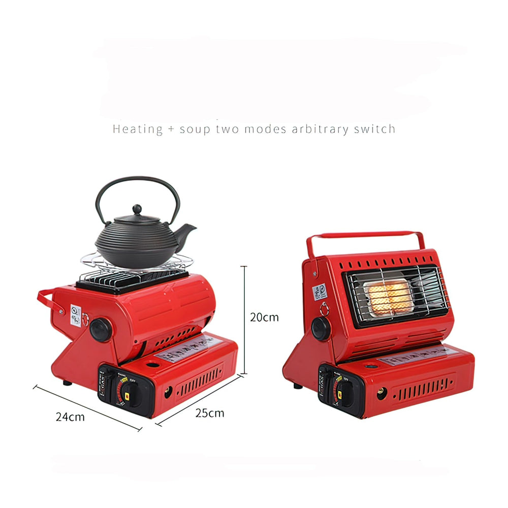 LI-GELISI outdoor heater ready for winter camping scenarios.
