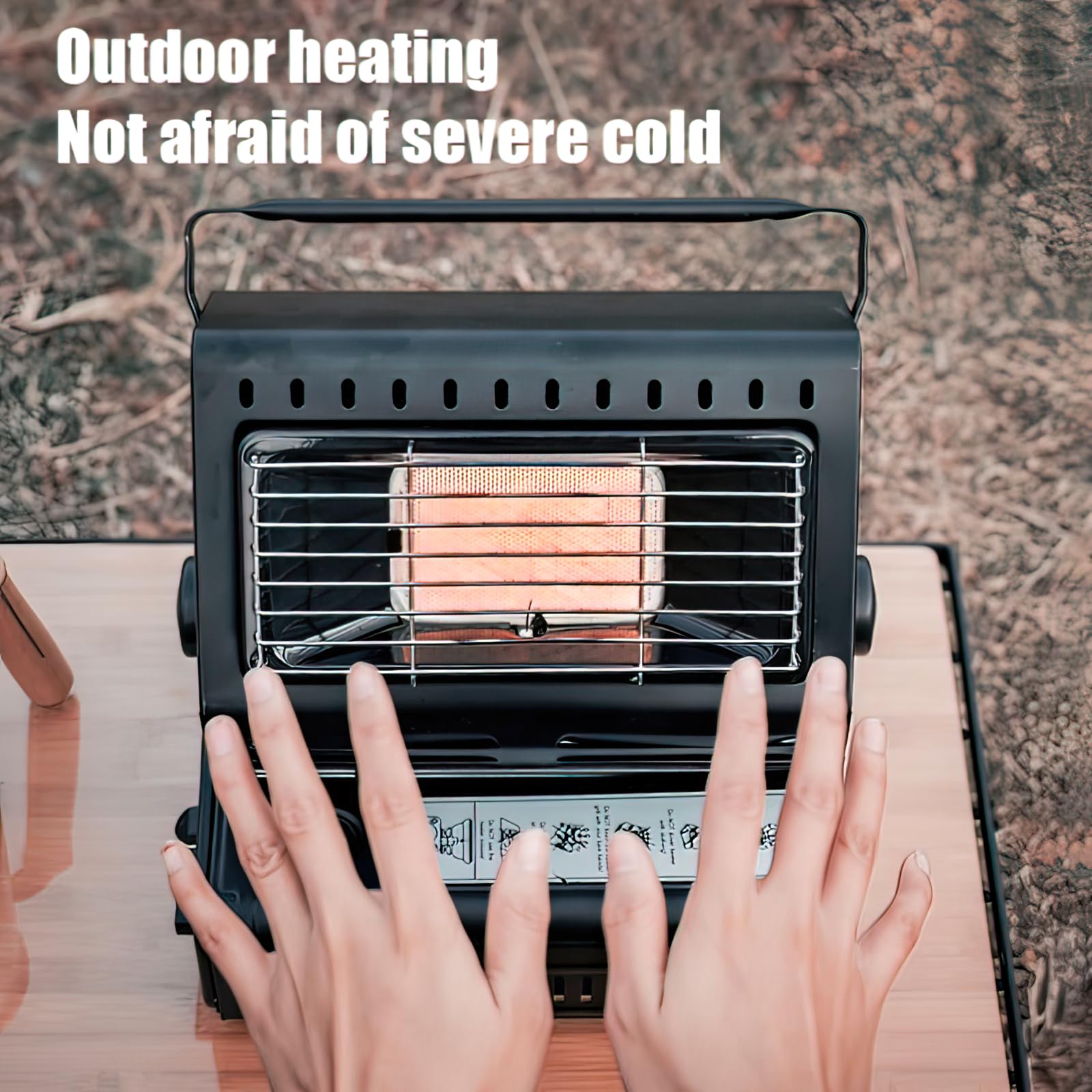 LI-GELISI propane fuel compatibility with disposable cylinder for portability.