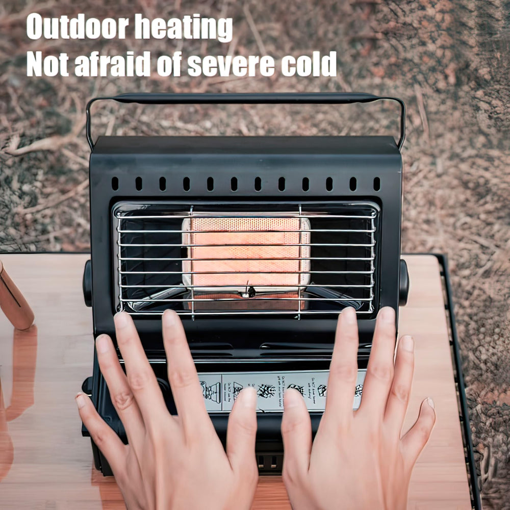 LI-GELISI propane fuel compatibility with disposable cylinder for portability.
