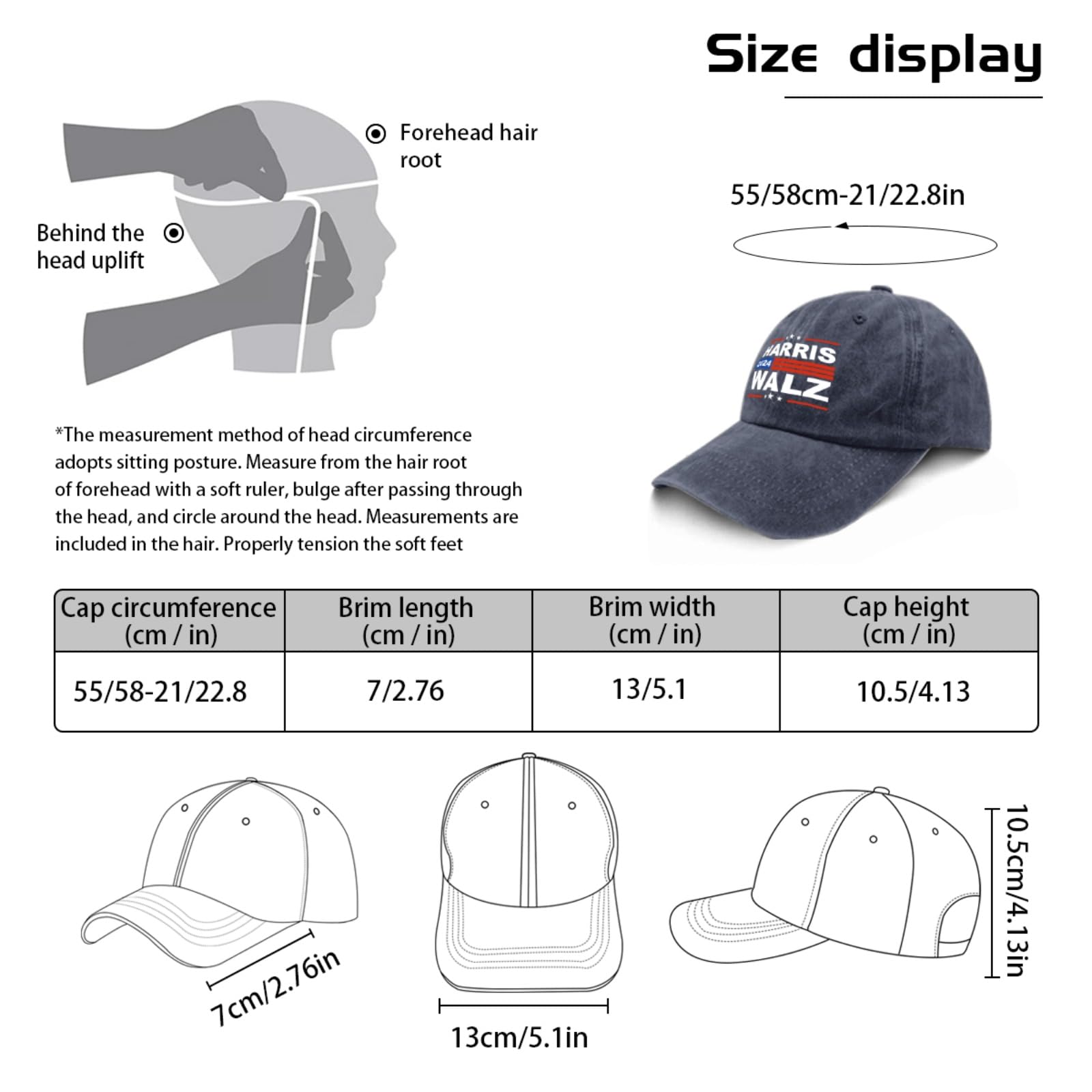 liabiliies Funny Hat back mesh panels promote airflow on hot days