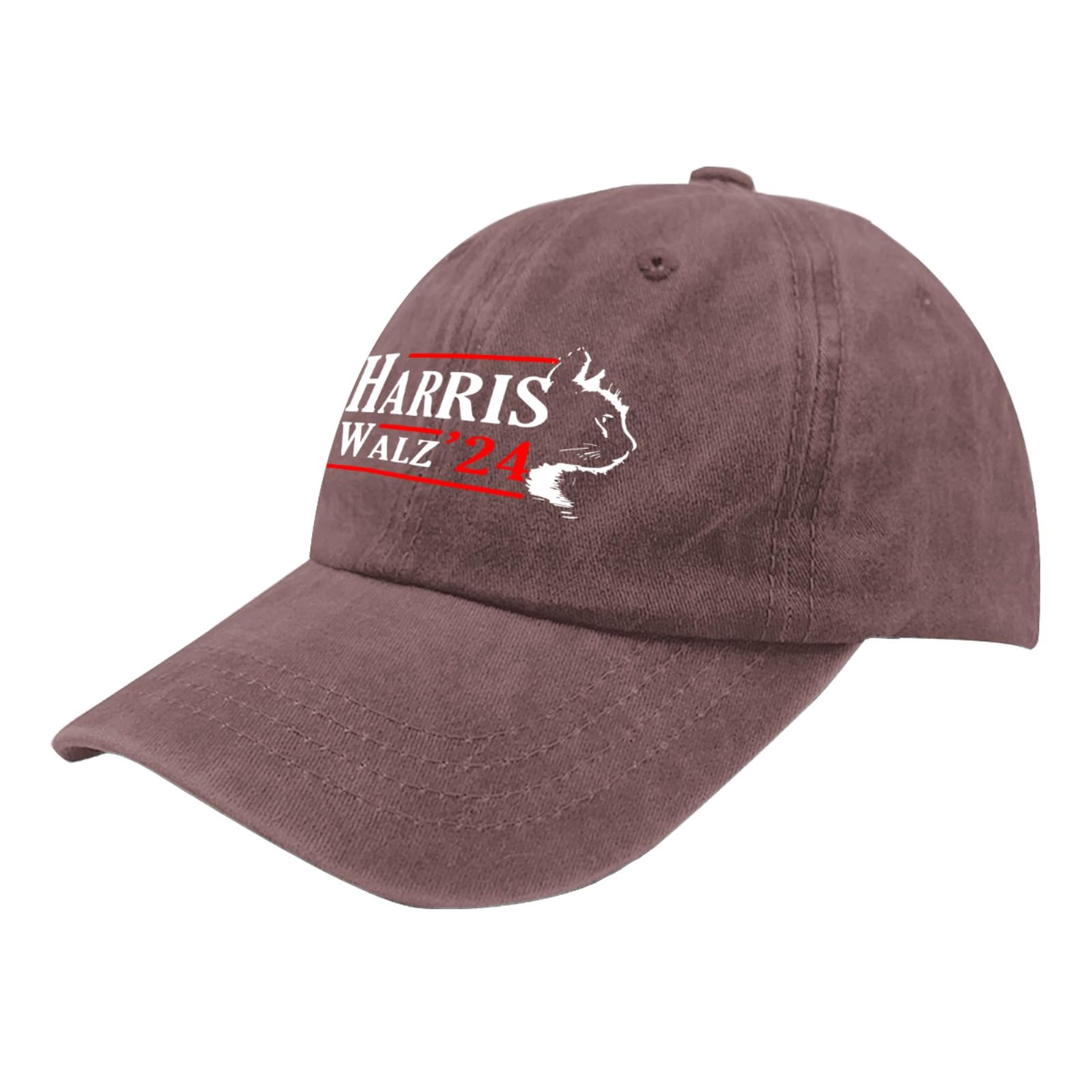 Liabiliies funny mesh hat wine red side view, easy-to-adjust fit
