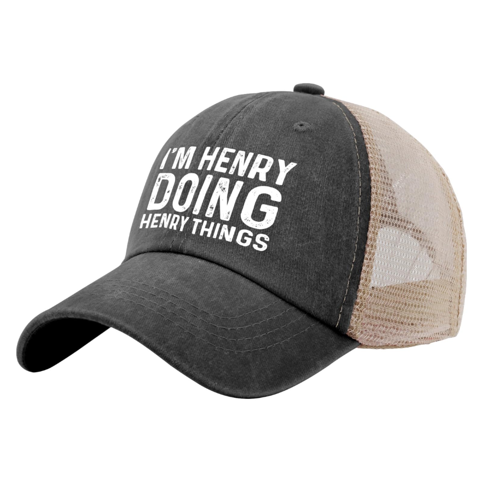 liabiliies Im Henry Doing Henry Things Hat back mesh detail, enhances ventilation