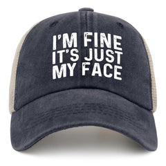 Liabiliies hat front view, comfortable all-day wear with retro vibes