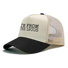 liabiliies I'm from the 1900s hat back view with adjustable strap for perfect fit