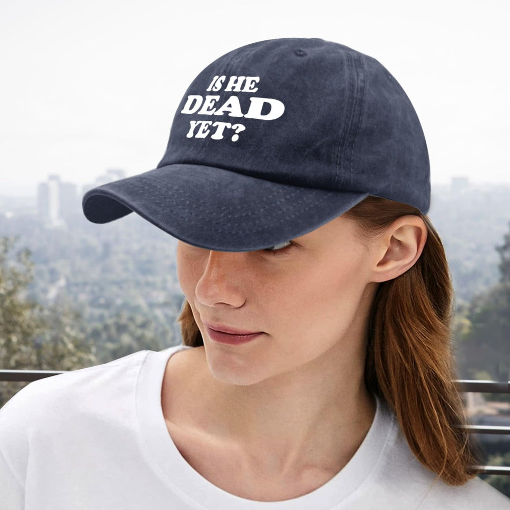 liabiliies Is He Dead Yet Hat adjustable strap ensures comfort all day