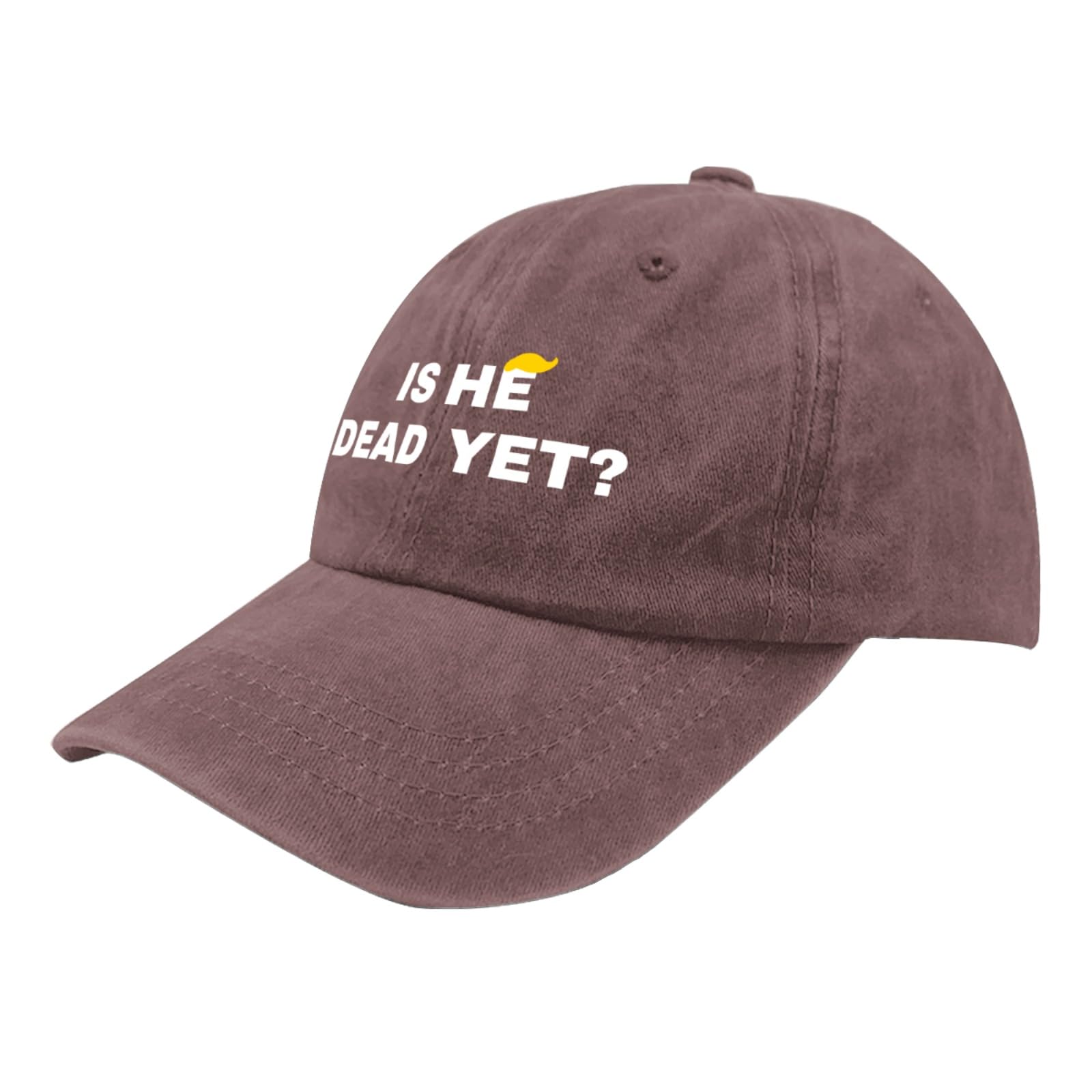 liabiliies Is He Dead Yet Hat back adjustable strap ensures a secure fit.