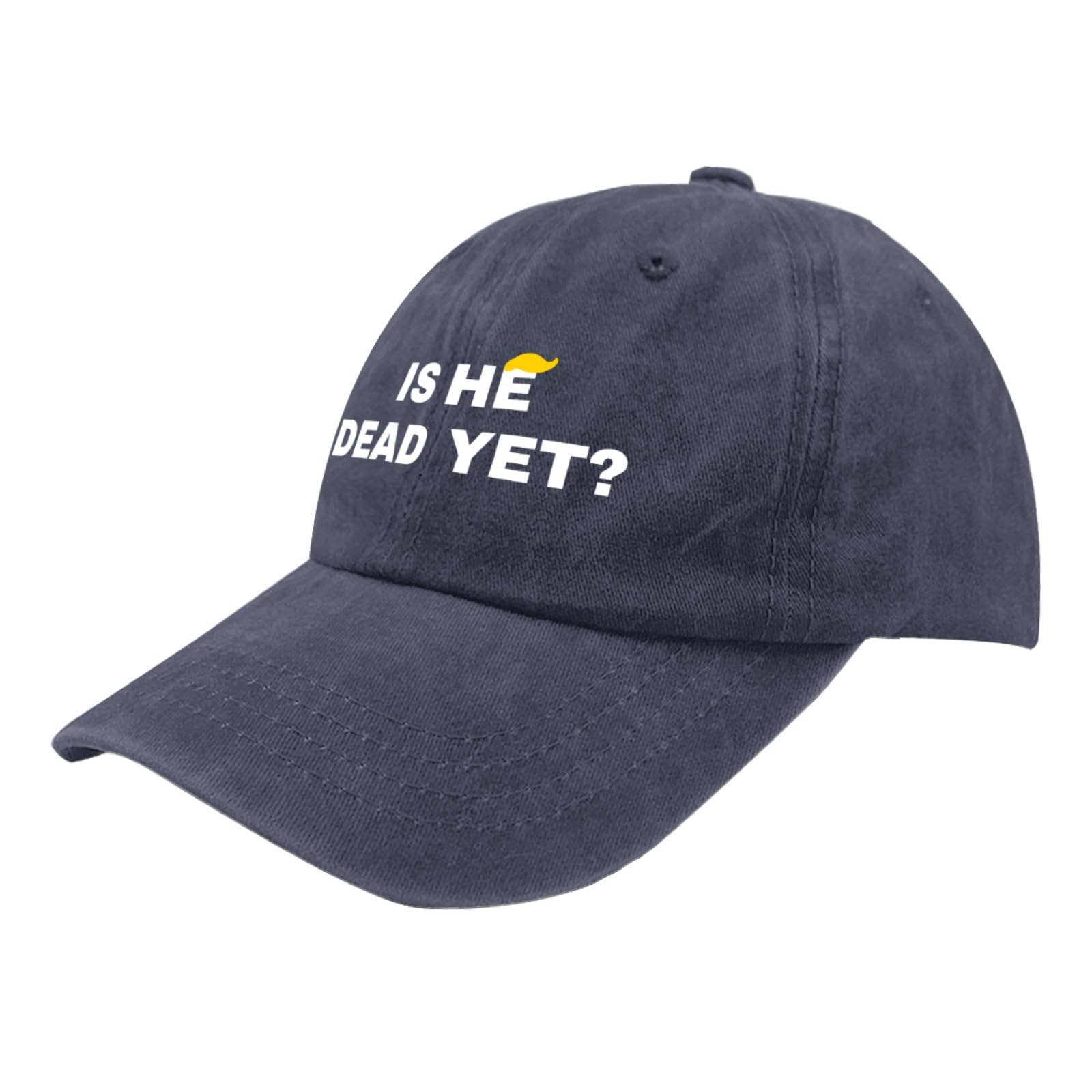 liabiliies Is He Dead Yet hat back view with adjustable snapback for a secure fit