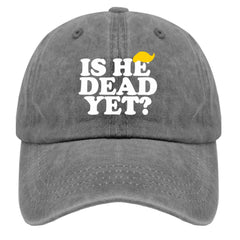 liabiliies Is He Dead Yet hat denim back detail adds retro style and odor-control comfort.