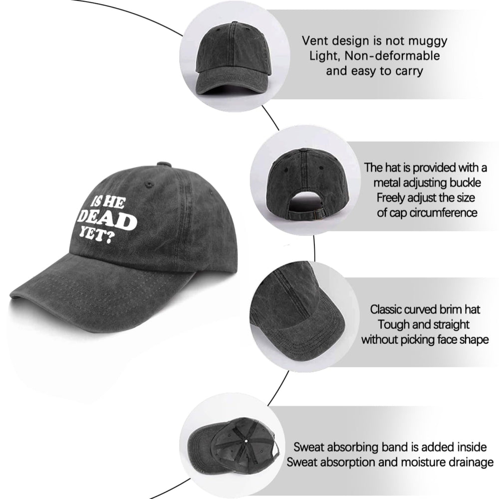 Liabiliies Is He Dead Yet gift-ready cap ideal for friends and family.
