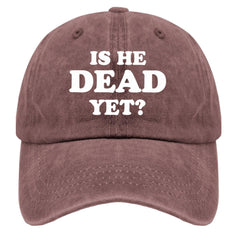 liabiliies Is He Dead Yet Hat for men with mesh back for cooling breathability