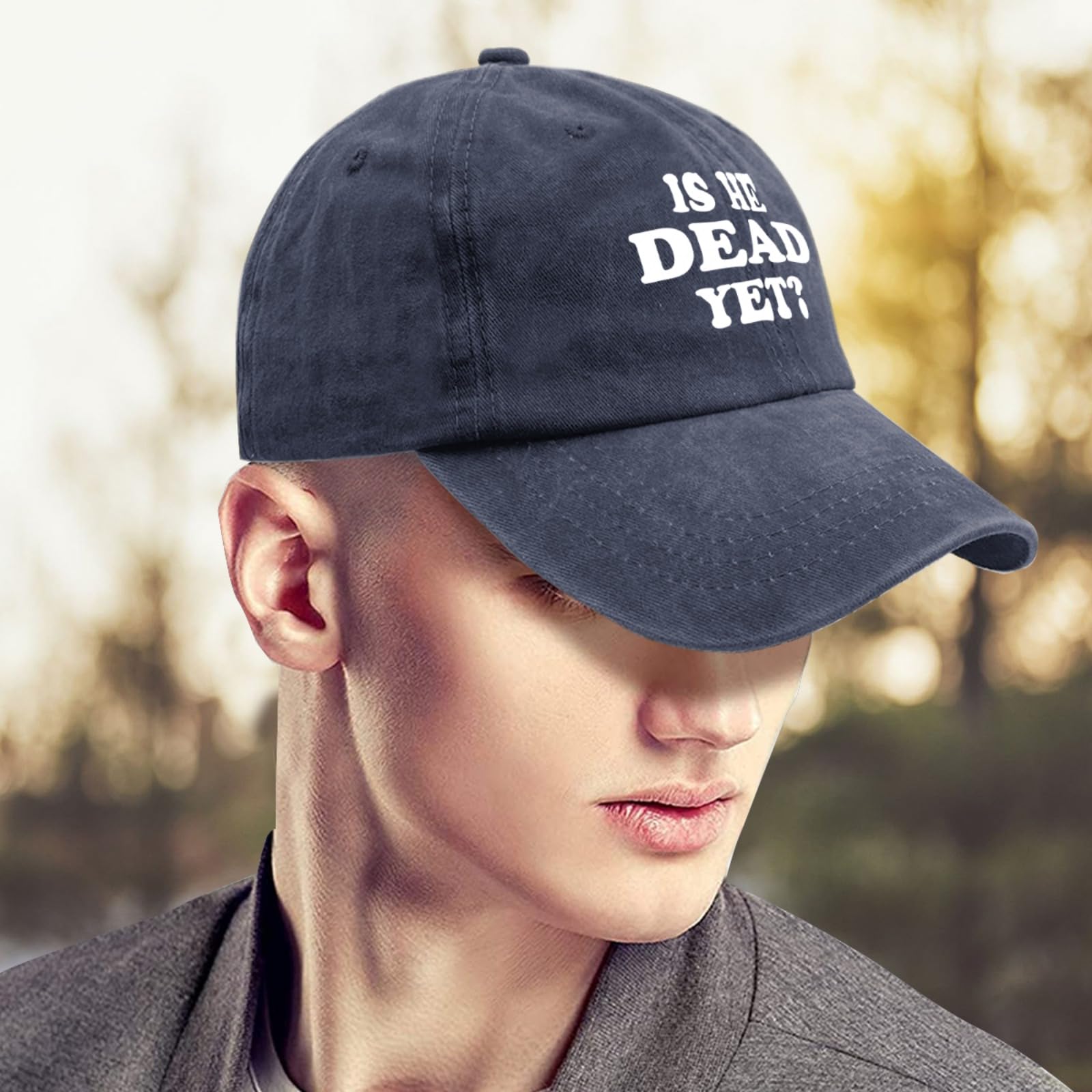 liabiliies Is He Dead Yet Hat mesh ventilation keeps you cool outdoors