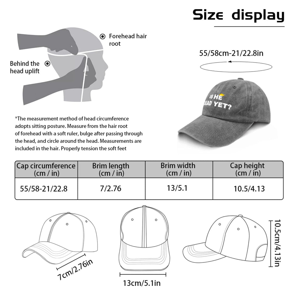Liabiliies Is He Dead Yet Hat odor-resistant mesh back for odor control.