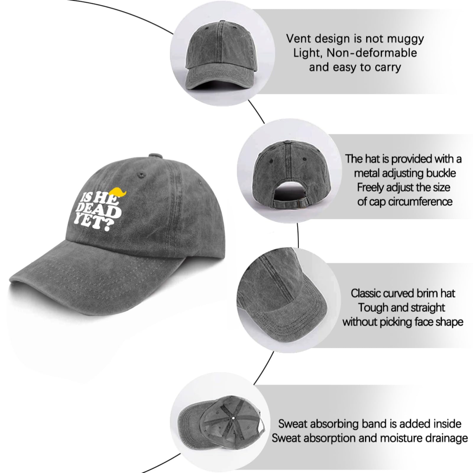 liabiliies Is He Dead Yet hat versatile for men and women, ideal for everyday use.