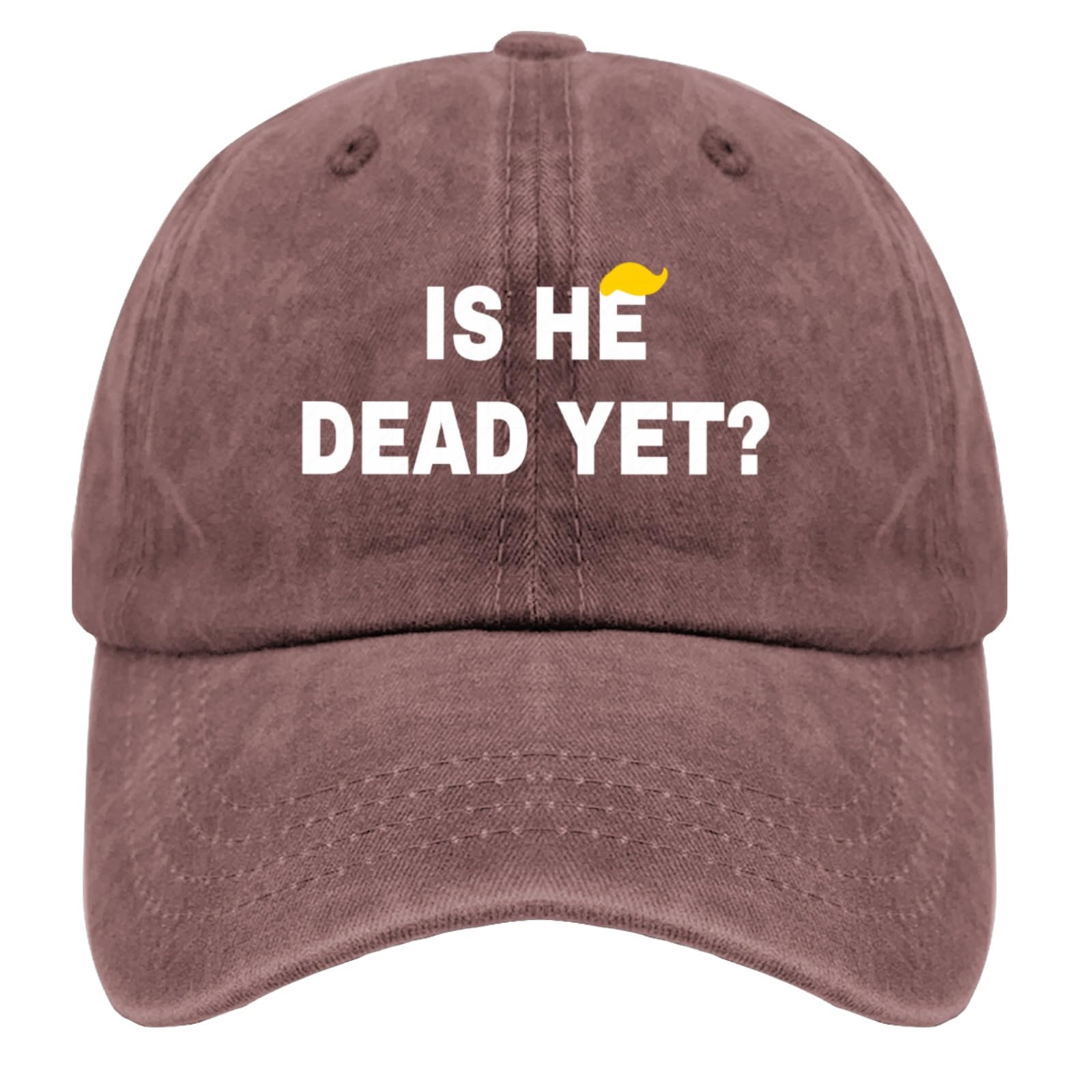 liabiliies Is He Dead Yet Hat side view, showcasing breathable mesh panel for summer comfort.