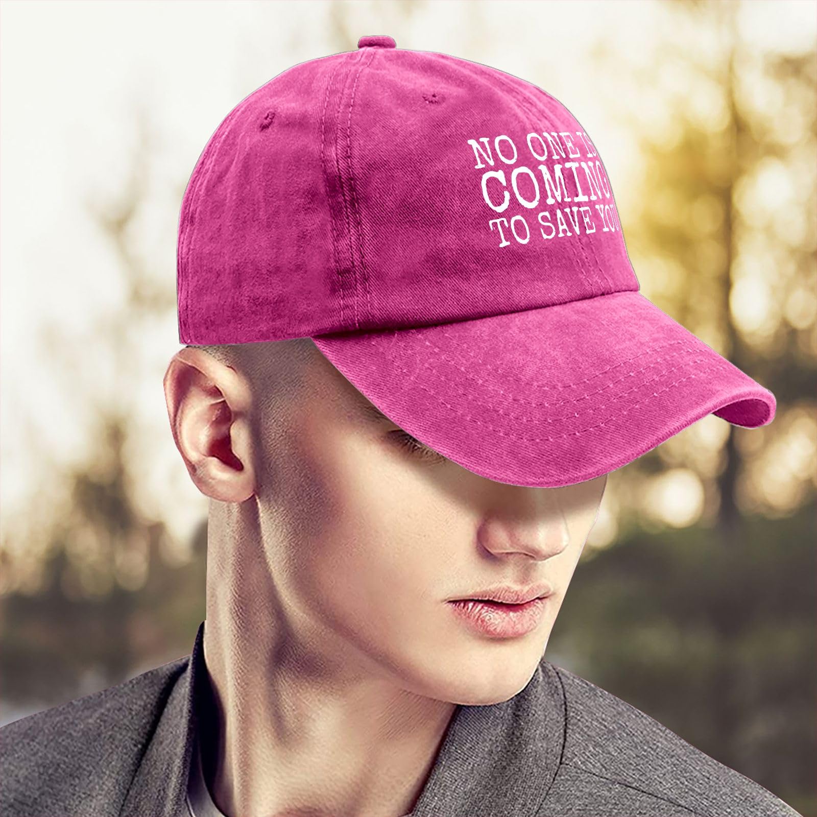 Liabiliies No One Is Coming to Save You hat worn outdoors for everyday versatility