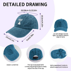 Liabiliies Resist The Power hat, back view, adjustable strap for a personalized fit