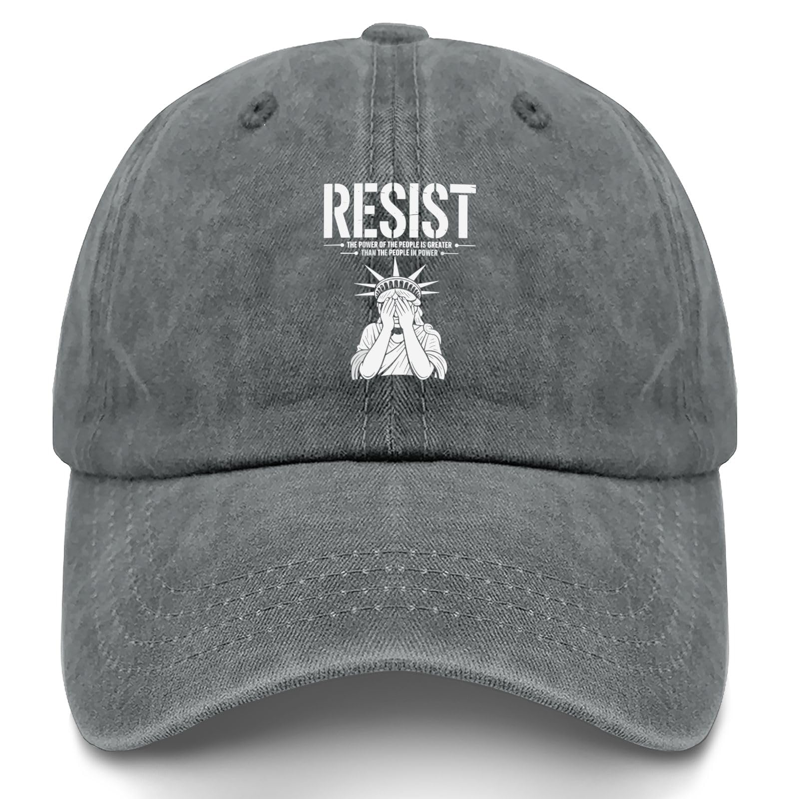liabiliies Resist The Power hat, front view, unisex design for daily comfort.