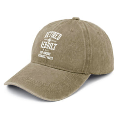 Liabiliies retired rebuilt hat back closure demonstrates easy size adjustment