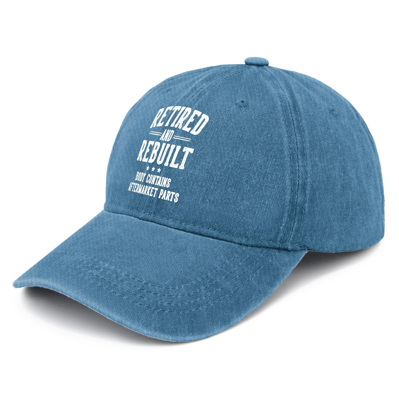 liabiliies street-style dad hat in cyan blue for men and women outfits
