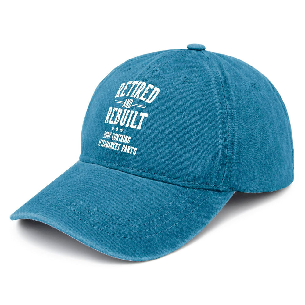 liabiliies street-style dad hat in cyan blue for men and women outfits