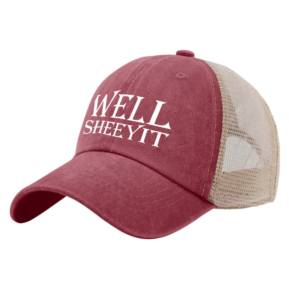 liabiliies Well Sheeyit Hat back snap showcases adjustable strap for a secure fit