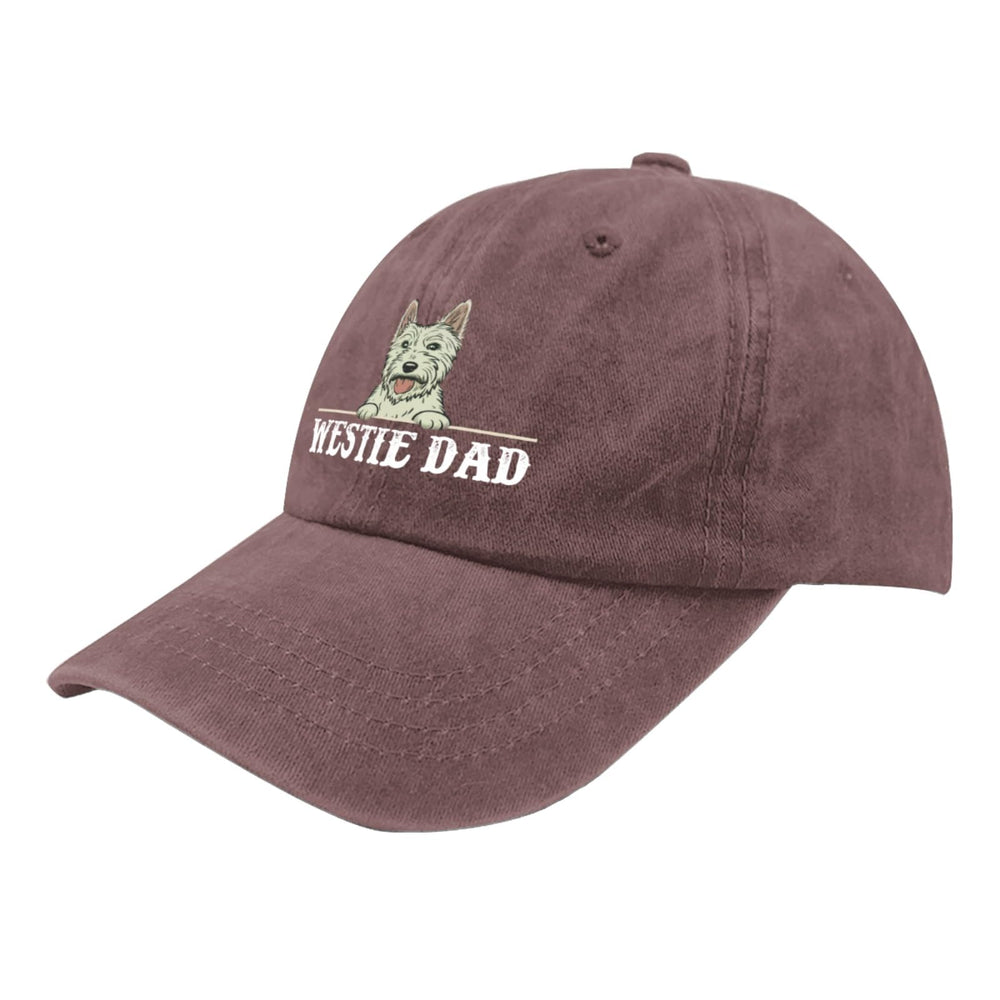 Liabiliies Westie Dad Hat back view with adjustable strap