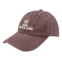 Liabiliies Westie Dad Hat back view with adjustable strap