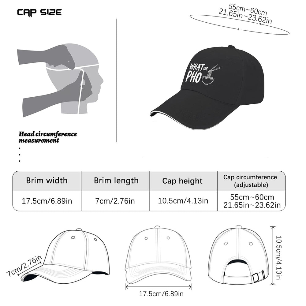 liabiliies What The Pho Hat washed cotton material offers breathable everyday wear