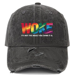 Liabiliies Woke Insult Cap front view enhances casual outfits with a playful vibe