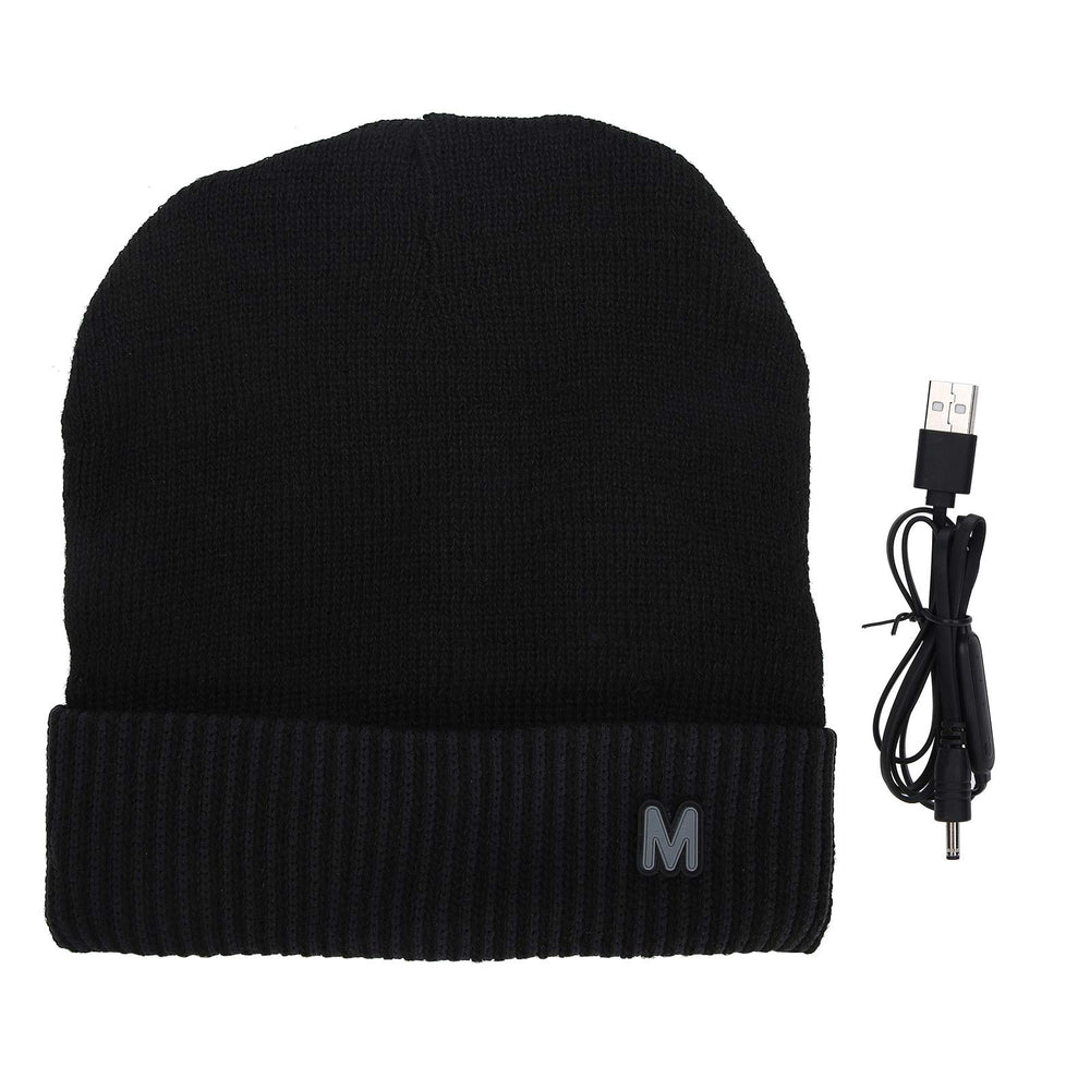 LIANGLIDE heated hat front view, quick warmth for outdoor activities.