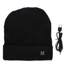 LIANGLIDE heated hat front view, quick warmth for outdoor activities.