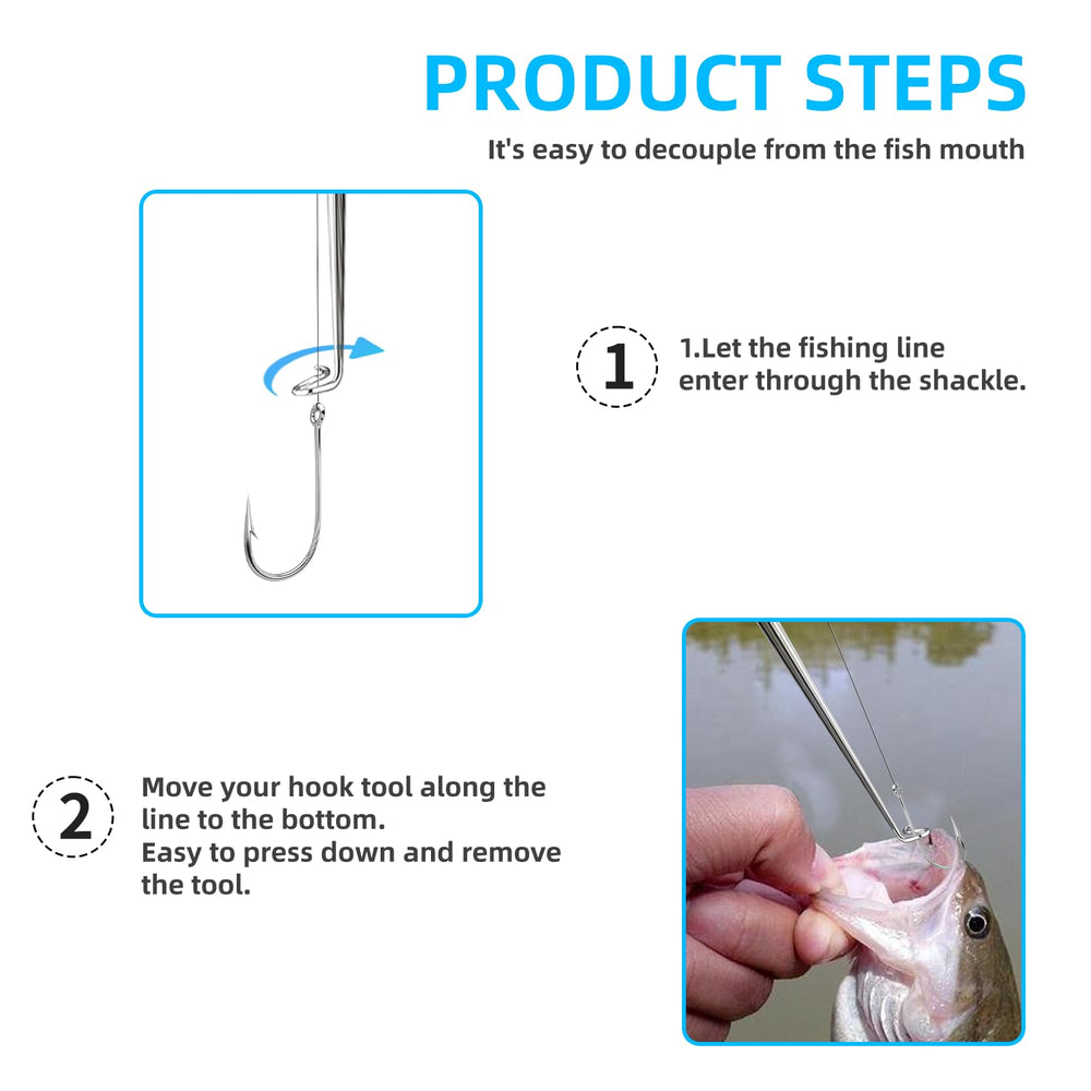 Bottom magnetic feature on hook remover for locating hooks
