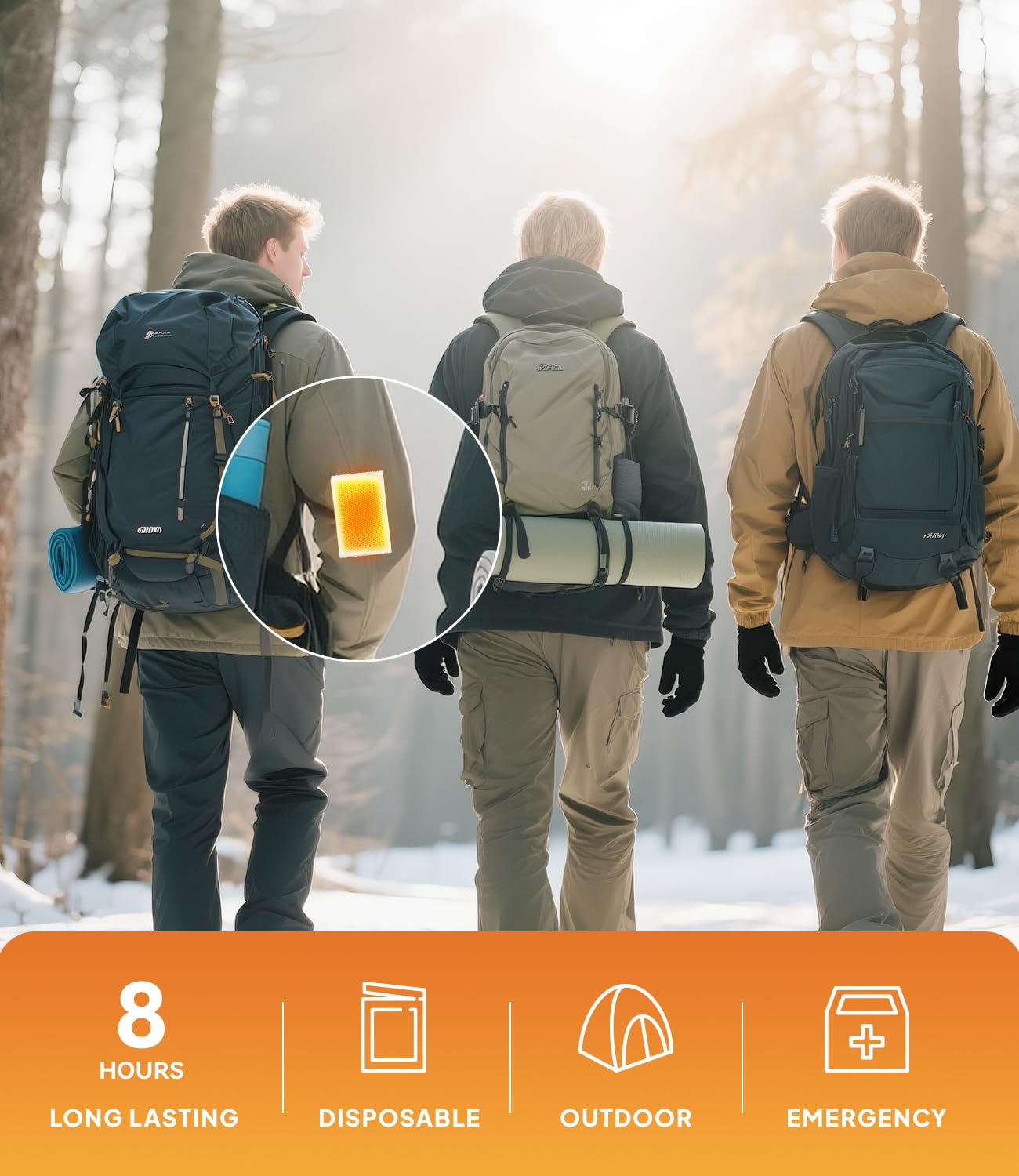 LIBERFEEL hand warmers slim discreet profile fits in pockets