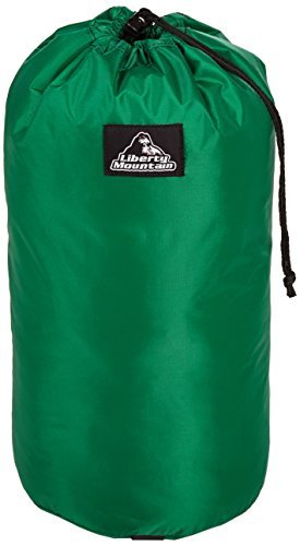 Liberty Mountain Stuff Sack Small 6x15 closed for compact hiking gear organization.