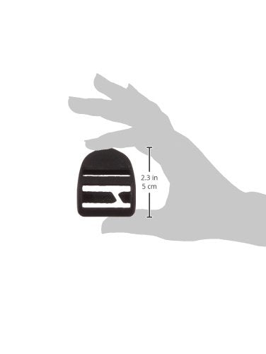 Liberty Mountain tension lock with slotted-bar design enables backpack pouch attachment.