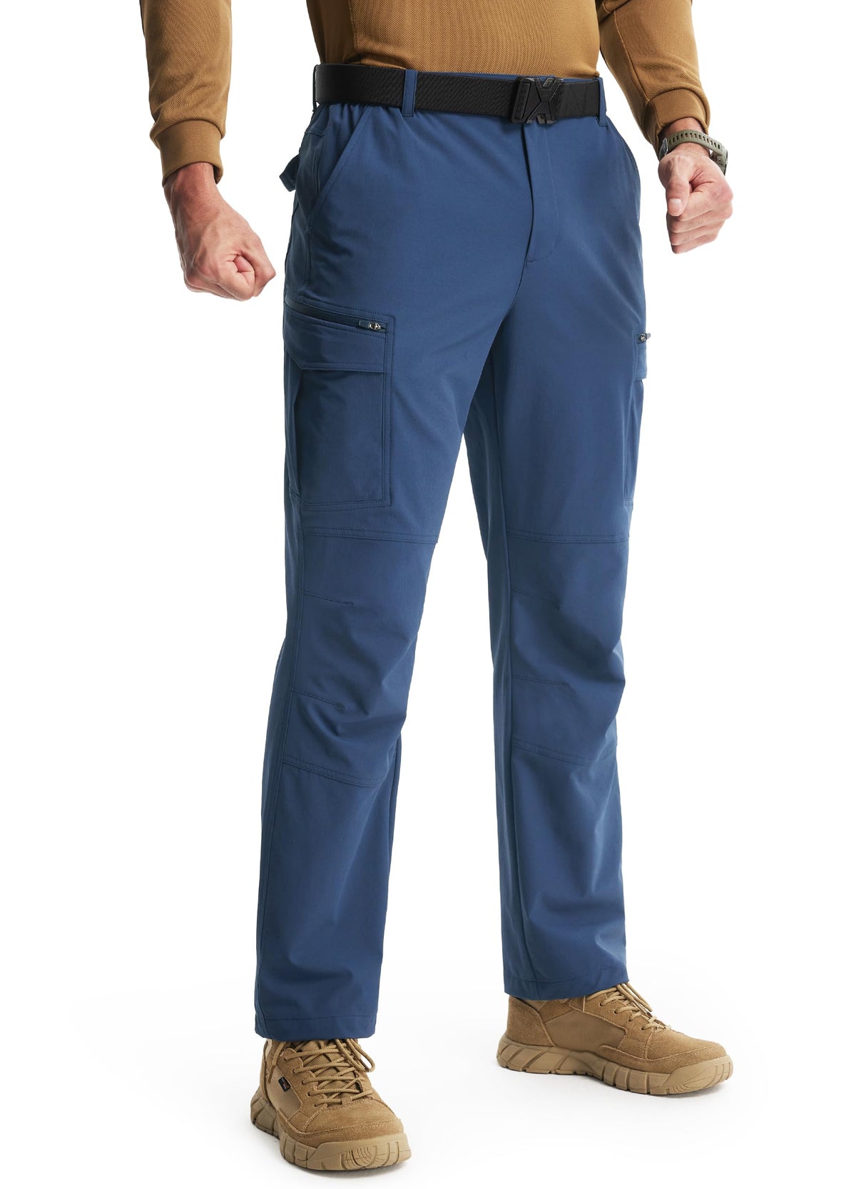 Libin men's hiking pants with 8 pockets front pockets for quick-access essentials on trails
