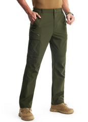 Libin men's hiking pants show the 8-pocket waistband design for organized outdoor essentials.
