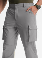 Libin men's hiking pants front pocket layout for secure phone and keys