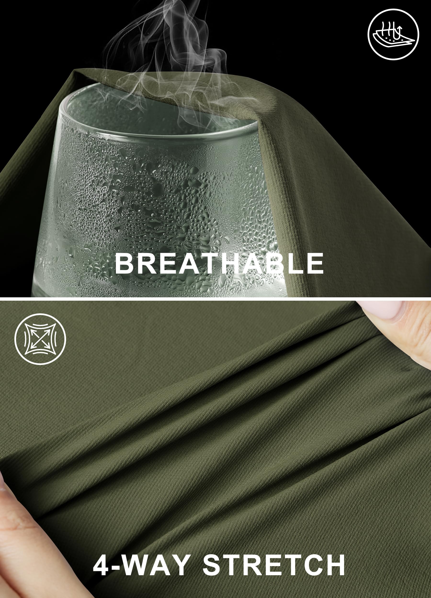 Libin hiking pants inner-length options ensure proper fit for different heights.