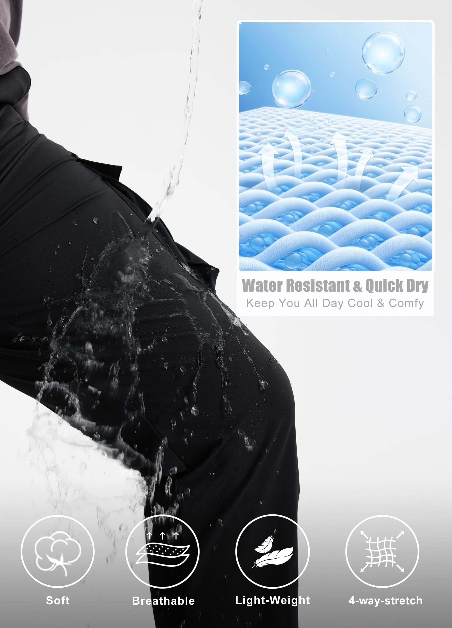 Libin pants with inseam options for a tailored fit
