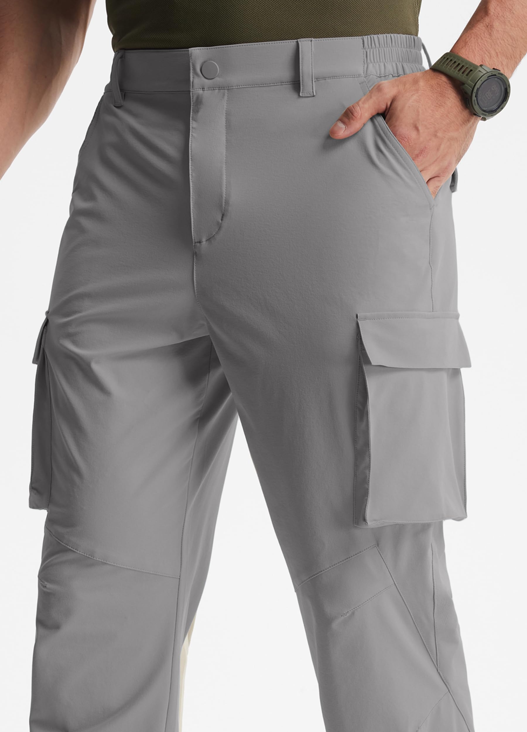 Libin hiking pants showing multiple pockets for organizing essentials on trails.