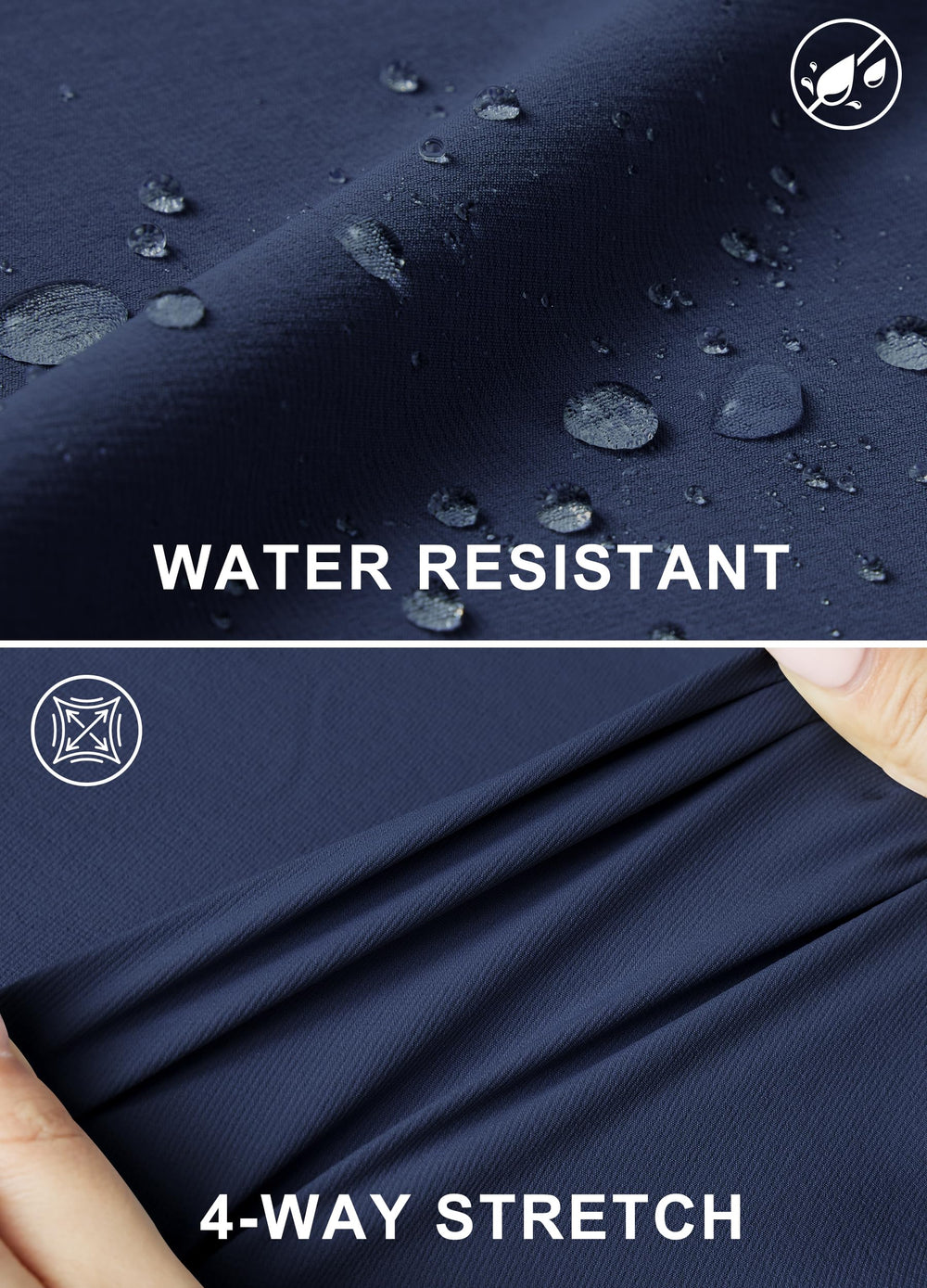 Libin navy-blue hiking pants shown for durable, versatile outdoor wear.