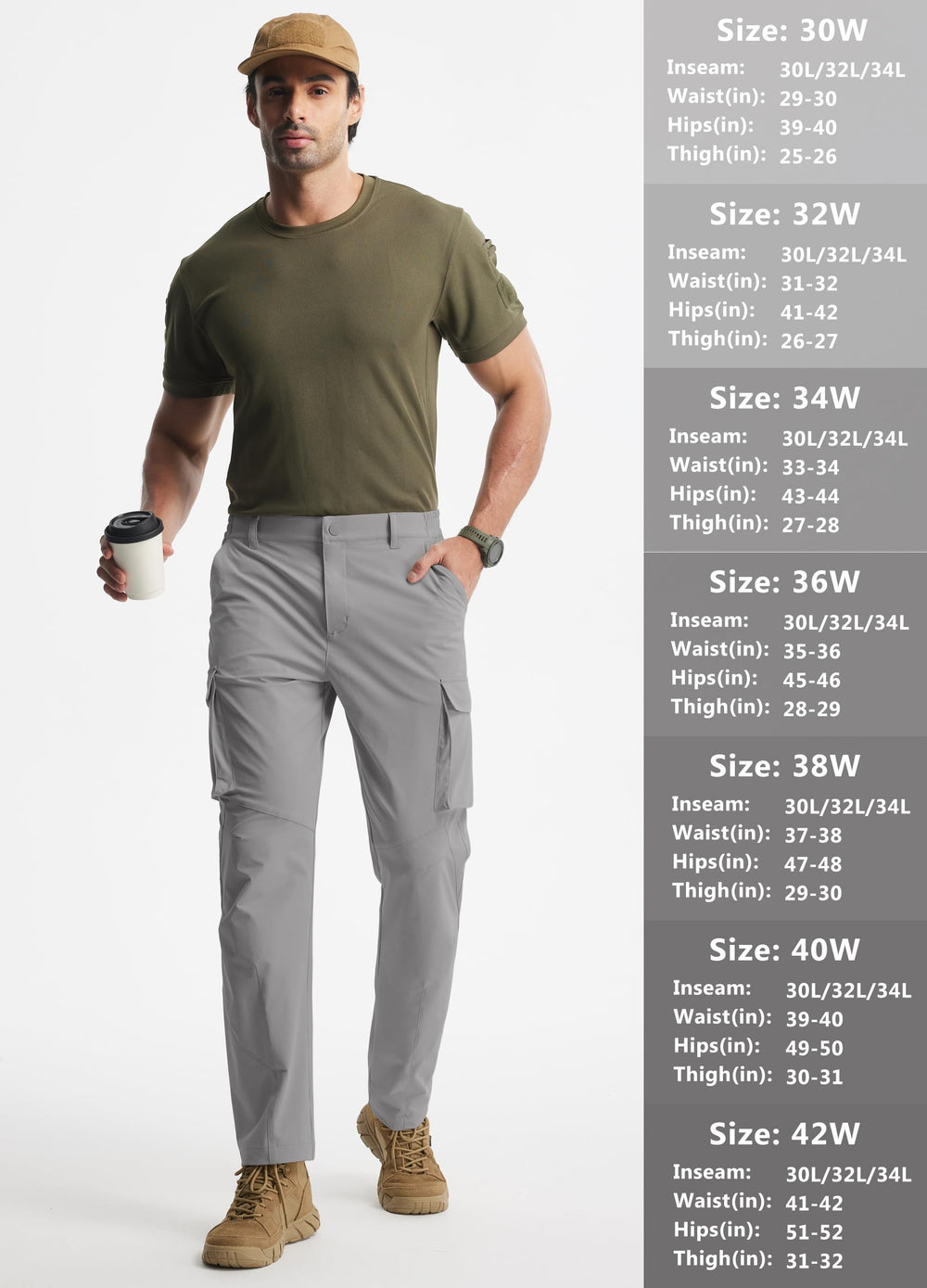Libin men's hiking pants quick-dry lightweight fabric for travel