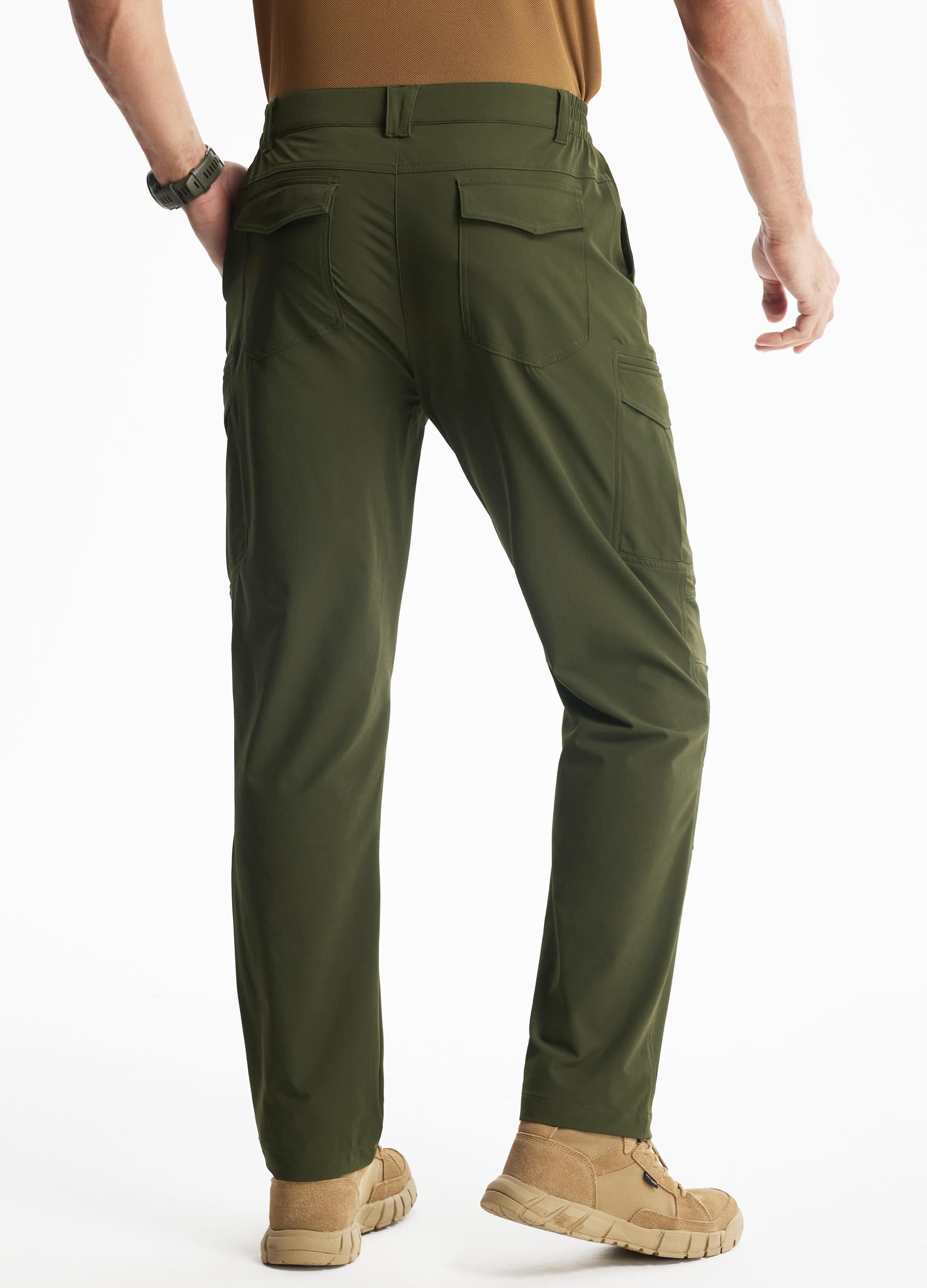 Libin hiking pants side cargo pockets provide easy access to essentials during climbs.