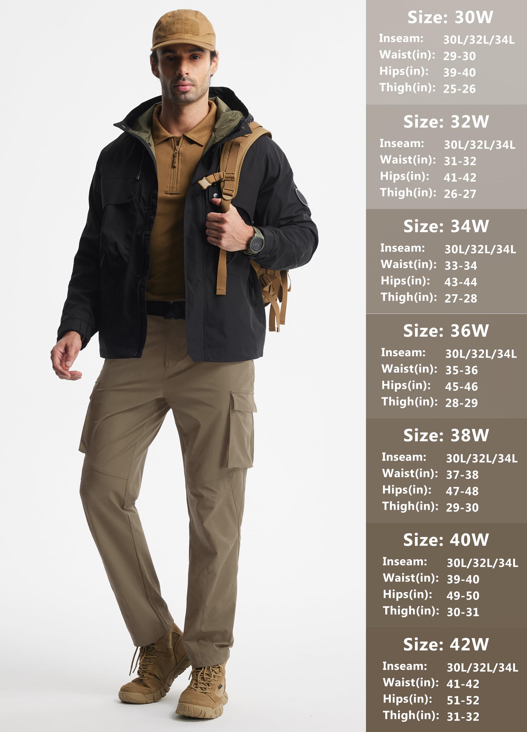 Libin men's hiking pants straight leg design suitable for travel wear.