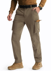 Libin men's hiking pants water-resistant fabric shown for all-weather outdoor performance.