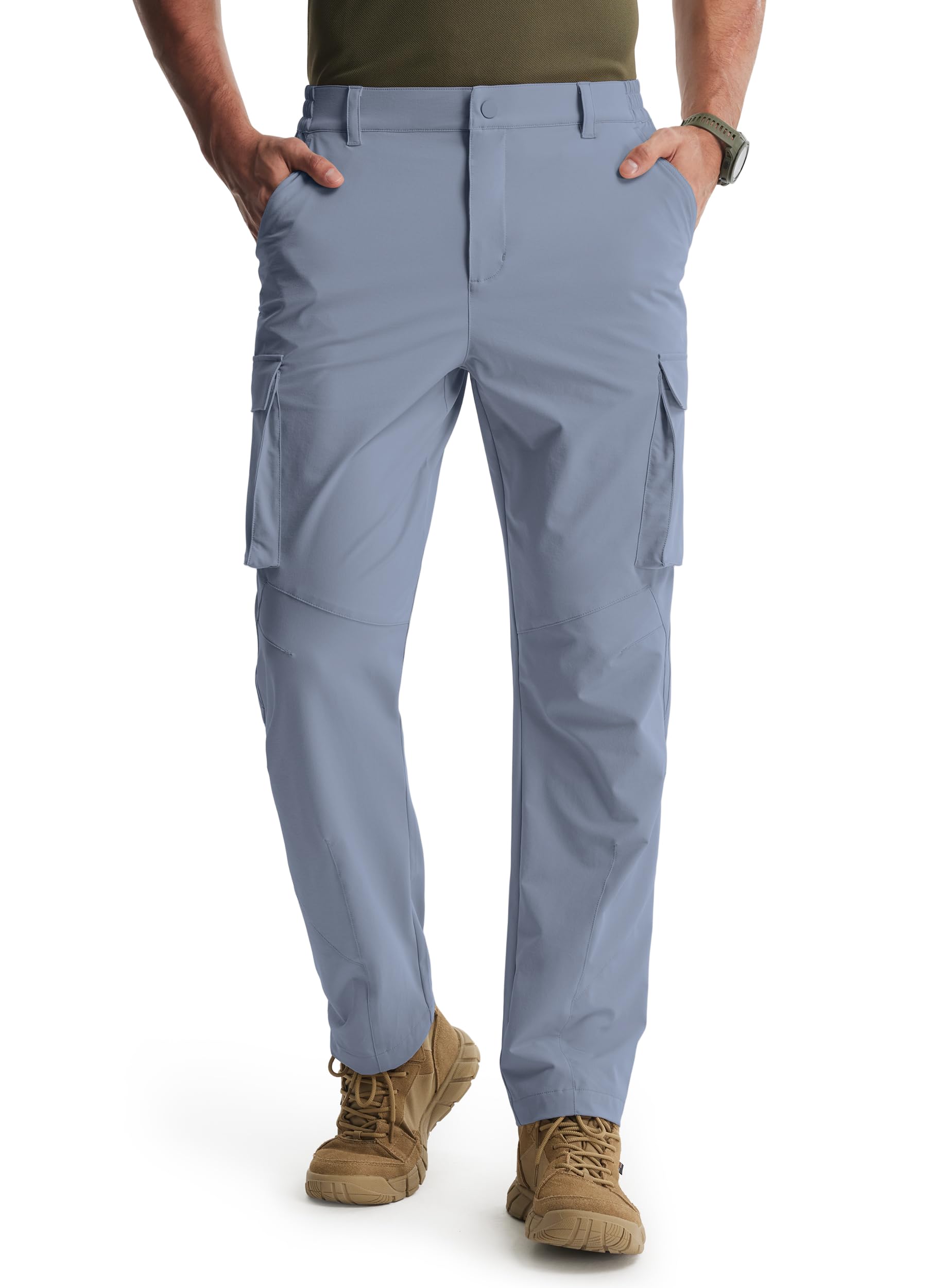 Libin men's hiking pants with water-resistant fabric for rugged outdoor use.