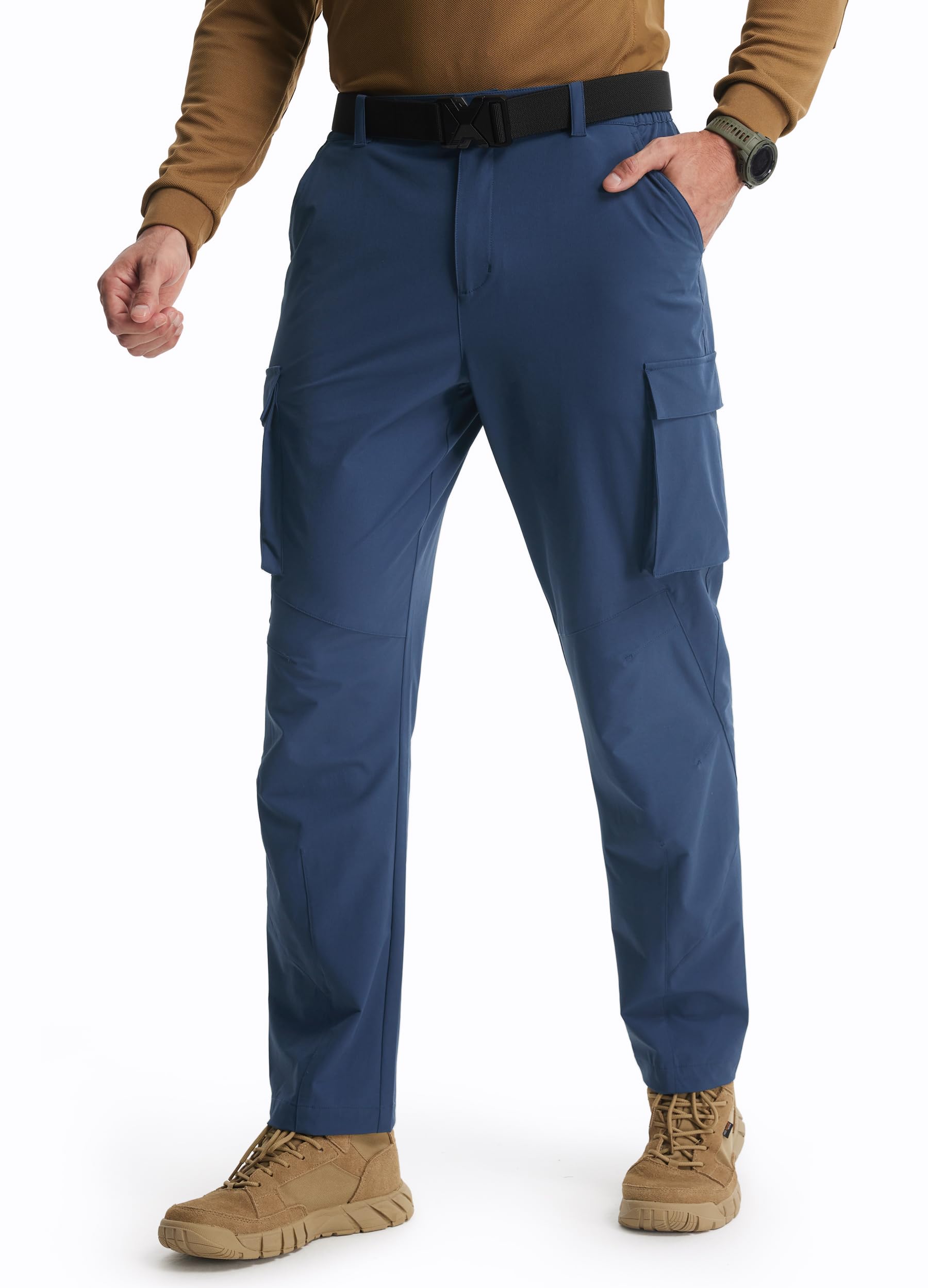 Libin men's hiking pants water-resistant fabric shields you on wet trails